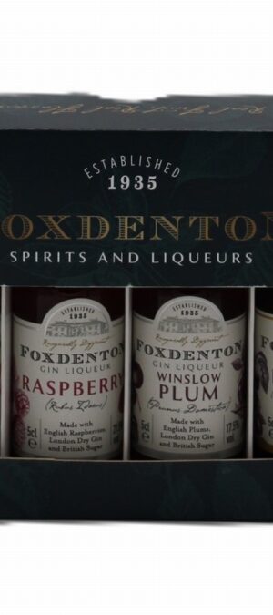 Foxdenton Fruit Gin Gift Pack 4 x 5cl