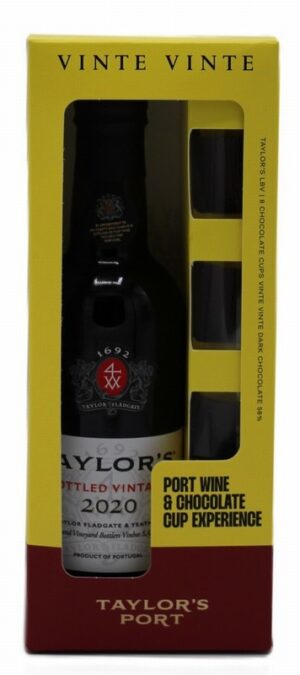 Vinte Vinte Taylors LBV Port & Chocolate Cup Experience box